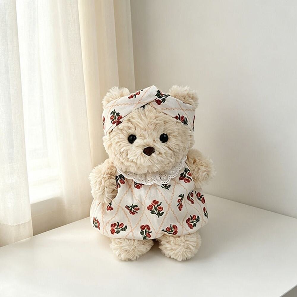 Vintage Rose Doll Dress for Bartholomew Bear Plush – 7inch [JC-JNR-26]